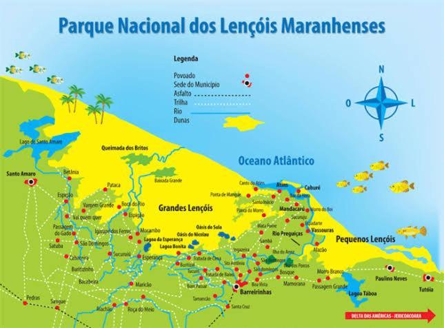 Pousada La Duna Lencois Maranhenses Баррейріняс Екстер'єр фото